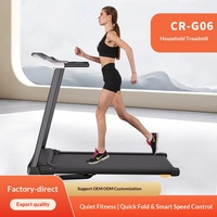 Caminadora Eléctrica para el Hogar, Modelo Pequeño Multifuncional, Silenciosa, para Gimnasio Interior, con Programas de Ejercicio con Absorción de Impactos y Control de Frecuencia Cardíaca