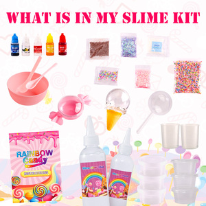 Nouveau kit de slime éducatif DIY en pâte à <span class=keywords><strong>modeler</strong></span> avec 12 couleurs, poudre de paillettes élastiques et outils de modelage - Cadeau unisexe pour les enfants de 5 ans et plus, en boîtes - Product Image 3