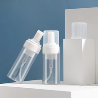 Vente en gros de flacons à pompe en mousse plastique transparente 100ml/120ml/150ml/200ml distributeurs rechargeables pour lavage à la main bulle cosmétique