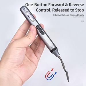<b>Precision</b> Electric <b>Screwdriver</b> <b>Set</b> 238mm 2900rpm Lithium Battery USB Charging Professional Grade Aluminum Case - Product Image 5