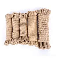 Cuerda de yute trenzada para artesanía, cuerda de cáñamo amarillo para manualidades artesanales, venta al por mayor