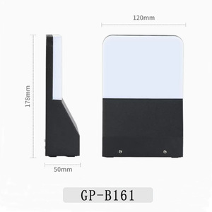 Nouveau Style <span class=keywords><strong>Simple</strong></span> Applique Murale Extérieure Creative LED Face Vers Le Bas <span class=keywords><strong>Simple</strong></span> Côté Lumineux <span class=keywords><strong>Plaque</strong></span> De Porte Étanche Balcon Avant Terrasse - Product Image 5