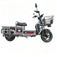 Moto électrique de transport lourd haute performance, vitesse maximale 55 km/h, frein à disque double, scooter électrique de livraison pour les marchés d'Afrique et d'Amérique latine