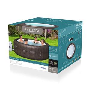 <span class=keywords><strong>Bestway</strong></span> Family <span class=keywords><strong>Spa</strong></span> 60024, <span class=keywords><strong>Spa</strong></span> Inflable Portátil para 4 Personas, 71 x 26 Pulgadas - Product Image 4