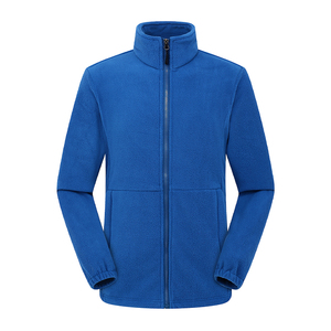 Chaqueta de Forro Polar Hgert PASADER Estilo Urbano con Cuello Alto y Cierre de Cremallera 290g/m Negro Talla L - Product Image 4