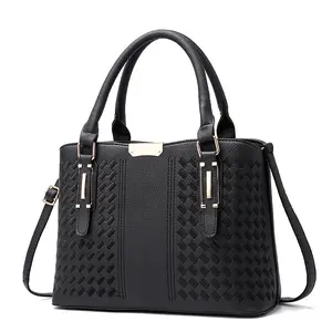 Wholesale Ladies Design V Letter Large Capacity Handbags PU Luxury Hand Bags For Women Purses