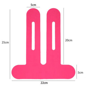 Cinta de kinesiología de 22cm x 25cm <span class=keywords><strong>para</strong></span> rodilla, cinta muscular elástica de Color personalizada <span class=keywords><strong>para</strong></span> ejercicio, cinta de kinesiología impermeable médica, muestra - Product Image 6