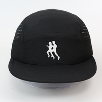 Casquette de course Pace légère, imperméable, en nylon, personnalisable, 7 panneaux, en polyester respirant, pour le trekking, la course et le camping