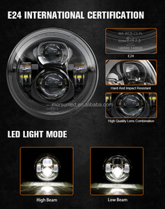 Faro LED da 7'' per <span class=keywords><strong>Royal</strong></span> <span class=keywords><strong>Enfield</strong></span>, per Moto Himalayan Scram 411, Faro per <span class=keywords><strong>Royal</strong></span> <span class=keywords><strong>Enfield</strong></span> Classic <span class=keywords><strong>350</strong></span>, Accessori - Product Image 5