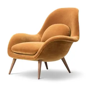Contemporary Italian Stylish Design Space Modern Living Room Home Furniture Leisure Fiberglass Swoon Lounge Chair
