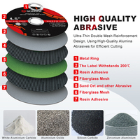 Disques de découpe en métal fin SONGQI 115 mm, épaisseur 1,0 mm, pour meuleuse d'angle, coupe de l'acier sans bavures