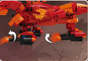 มาใหม่แม่พิมพ์กษัตริย์13148 APP มังกรอาคารบล็อกของเล่นสำหรับเด็กเข้ากันได้กับ Lepined MOC อิฐ - Product Image 2