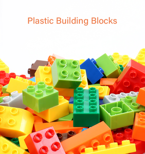 Blocs de construction en plastique ABS à vendre, grands blocs de construction DIY 2*4, jouets éducatifs, ensemble de bâtiments modernes pour les enfants de 5 à 7 ans - Product Image 1