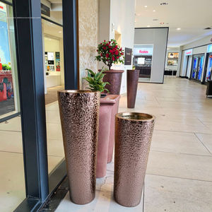 Grand vase moderne de luxe doré pour la décoration intérieure de grands pots de fleurs d'hôtel <span class=keywords><strong>Pot</strong></span> de fleurs de jardin élégant pour le salon - Product Image 2