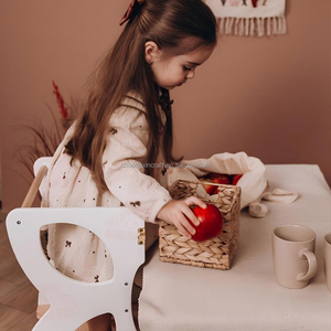 Tavolo Attività Montessori 2-in-1 Convertibile con Sgabello e Torre di Apprendimento per Cucina, <span class=keywords><strong>Aiutante</strong></span> per Bambini ad Uso Domestico - Product Image 5