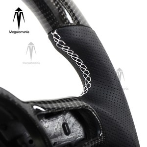 Volant de course sport en fibre de carbone durable, personnalisé pour Audi TTS R8 TT S3 MK2 MK3 A3 A4 A5 A6 A7 A8 Q3 Q5 <span class=keywords><strong>A1</strong></span> - Product Image 5