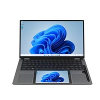 Çift Ekranlı İş Dizüstü Bilgisayarı 15.6+7 İnç N150 Dizüstü Bilgisayarlar Sıfır Yüksek Performanslı Ofis Çalışması İçin Notebook PC