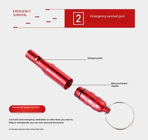 Equipo de Supervivencia para Emergencias y Desastres al Aire Libre, Mini Caja de Lata, Kit SOS - Product Image 4