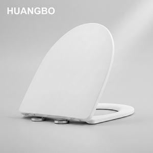 <span class=keywords><strong>Tapa</strong></span> de Inodoro Alargada de Plástico HUANGBO de Alta Gama, Impermeable y de Cierre Silencioso para Baños de Hotel - Product Image 1