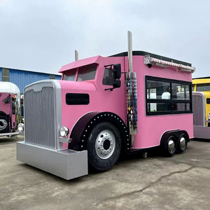 Camions de restauration mobiles tendance en acier inoxydable vendant des glaces, des thés au lait, des hamburgers et des en-cas - Résistants à la rouille - Product Image 1