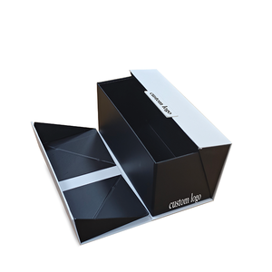 Cajas Magnéticas <span class=keywords><strong>de</strong></span> <span class=keywords><strong>Doble</strong></span> Puerta <span class=keywords><strong>de</strong></span> Alta Gama, Personalizables en Tamaño, Color y Logotipo, <span class=keywords><strong>de</strong></span> Cartón Gris, para Regalos <span class=keywords><strong>de</strong></span> Boda y Festividades - Product Image 2