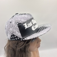 Venta al por mayor Los Angeles Hiphop Snapback Cap Full Over Printed Flat Bill con bordado 3D LA Gorra de béisbol