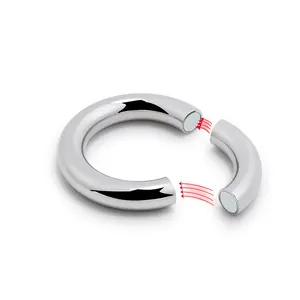 Super starke magnetische Edelstahl männliche Penis schleife Meta Penis Ring Cockring, 3 Größe für Wahl