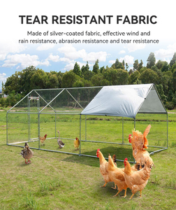 Jaula para exteriores de 4*3*2M, tubo galvanizado, jaula para aves de corral, gallinero, jaula sombreada, casa para correr - Product Image 5