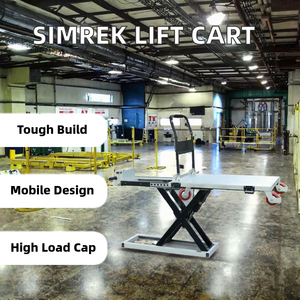 Mobiele Hydraulische Elektrische Opheffende Dieplader Vrachtwagen Draagbare Opslagplatform Gietijzeren Kleine Trolleykar - Product Image 3
