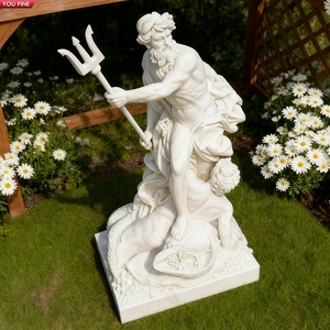<span class=keywords><strong>Sculpture</strong></span> de guerrier équestre en marbre blanc YOUFINE, <span class=keywords><strong>statue</strong></span> de cavalier pour jardin historique, parc à thème, décoration classique, œuvre d'art - Product Image 6