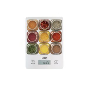 Báscula de Cocina Blanca y Multicolor KS1040W 5 Kg - Product Image 2