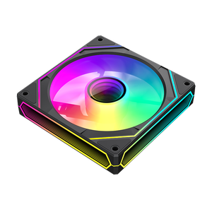 พัดลมคอมพิวเตอร์ GAMEMAX FN12A-<span class=keywords><strong>S8I</strong></span> ขนาด 120 มม. สีดำ โครง ARGB แบบ Fluid Bearing 12V 3 พิน AURA (M/F) 4 พิน PWM Power(M/F) สำหรับเคสคอมพิวเตอร์ - Product Image 2