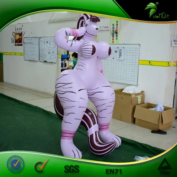 Hongyi caballo inflable de juguete de inflable de chica Anime Sexy culo grande inflable Sph aire figura
