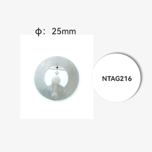 Mini Etichetta <span class=keywords><strong>RFID</strong></span> in PVC 15mm Ntag215 216 13.56Mhz Adesivo Aufkleber Etichetta NFC in PVC Vergine - Product Image 3