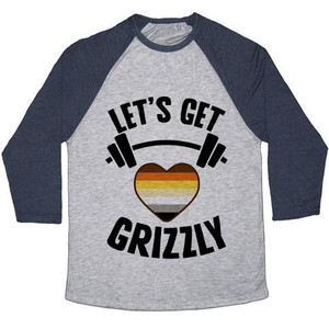 Let's Get Grizzly Unisex Tri-Blend <b>Baseball</b> <b>Tee</b> - Product Image 5