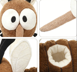 Aangepaste Mosquito Dodum Pluche Speelgoedfiguur met Grote Ogen & Vleugels Zachte Gevulde Pop - Product Image 6