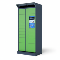 Casier à colis intelligent communautaire Armoire de livraison libre-service sans contact Système de gestion en réseau Accès par code QR assemblé