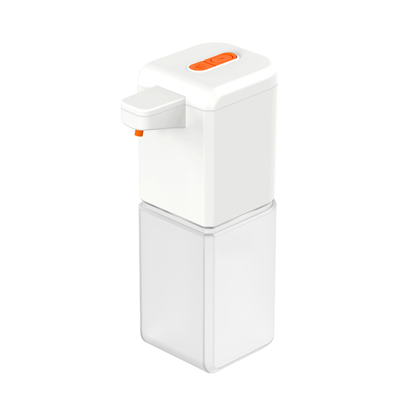 Distributeur de savon blanc C1 avec fonction anti-goutte.
