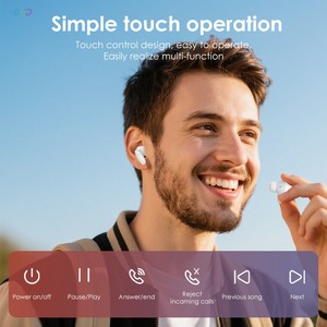 Vente en gros <span class=keywords><strong>Mini</strong></span> portable sans fil pour écouteurs Bluetooth 5.3 Son stéréo HiFi Écouteurs intra-auriculaires avec indicateur de batterie LED Puce JL - Product Image 5