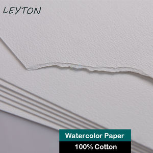 Papier aquarelle en coton <span class=keywords><strong>Leyton</strong></span> LD3832, format petit 18*12,5 cm, 300 g/m², grainé, 20 feuilles/paquet - Product Image 5