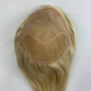 Perruque lace french lace avec gaze blonde #613 - Product Image 1