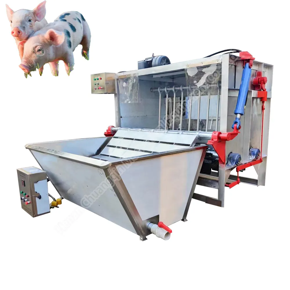 Pig hair burning machine pig slaughter equipment abattoir pig dehairing machine for sale
