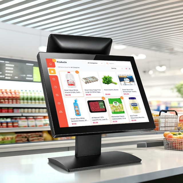 OEM ODM 15 Android POS Machine for Restaurant Kitchen Plastic Shell Point of Sale Terminal for Store WINDOWS POS System