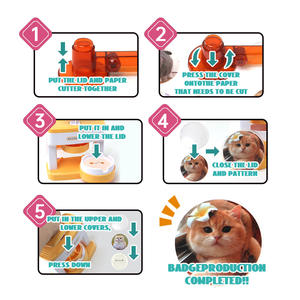 เครื่องทำป้ายโลหะแบบกด DIY รุ่น Grain Bar ของเล่นธีมแฟนตาซีไซไฟ วัสดุพลาสติก สำหรับเด็กอายุ 8-13 ปี - Product Image 2