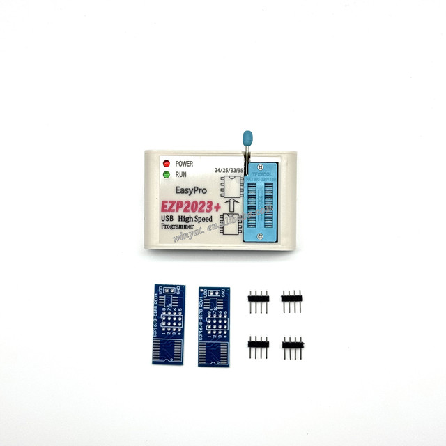 High Speed USB SPI EZP2023 BIOS Programmer Support 24/25/93/95 Series Chip with 2 Adapters