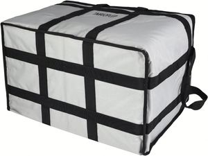Food Distribution Insulated Cooler Bag Insulated Cold Meal Bag with Attached Bottom and Divider for Hot and Cold Food Outside - Product Image 6