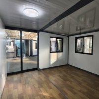 Maison préfabriquée prête à l'emploi avec 3 chambres, maisons modulaires préfabriquées, maison conteneur extensible, mini-maisons