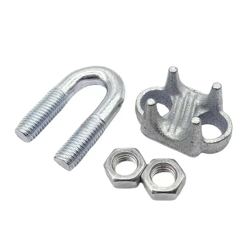 Carbon Steel Stainless Steel 304 Drop Forged Wire Rope Clamp U Bolt Cable Clamp Premium Quality Product