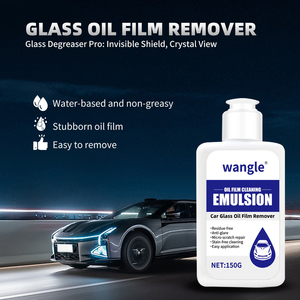 새로운 방수 포뮬러 유리 표면 클리너 키트 자동차 창 앞 유리 얼룩 제거 오일 필름 청소 에멀젼 - Product Image 4