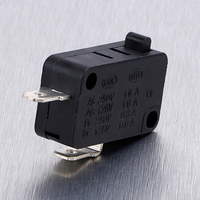 Micro-interrupteur à bouton-poussoir 1A~16A - Micro-interrupteurs à 3 bornes pour machine de jeu d'arcade - Accessoire/pièces de machine de jeu d'arcade